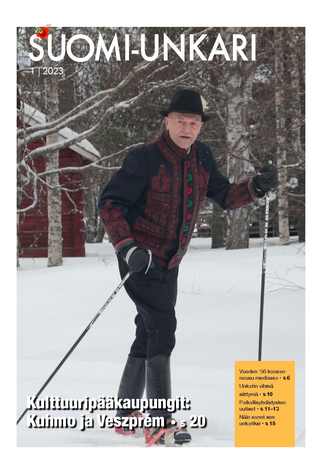 Suomi-Unkari -lehden 1/2023 numeron kansi